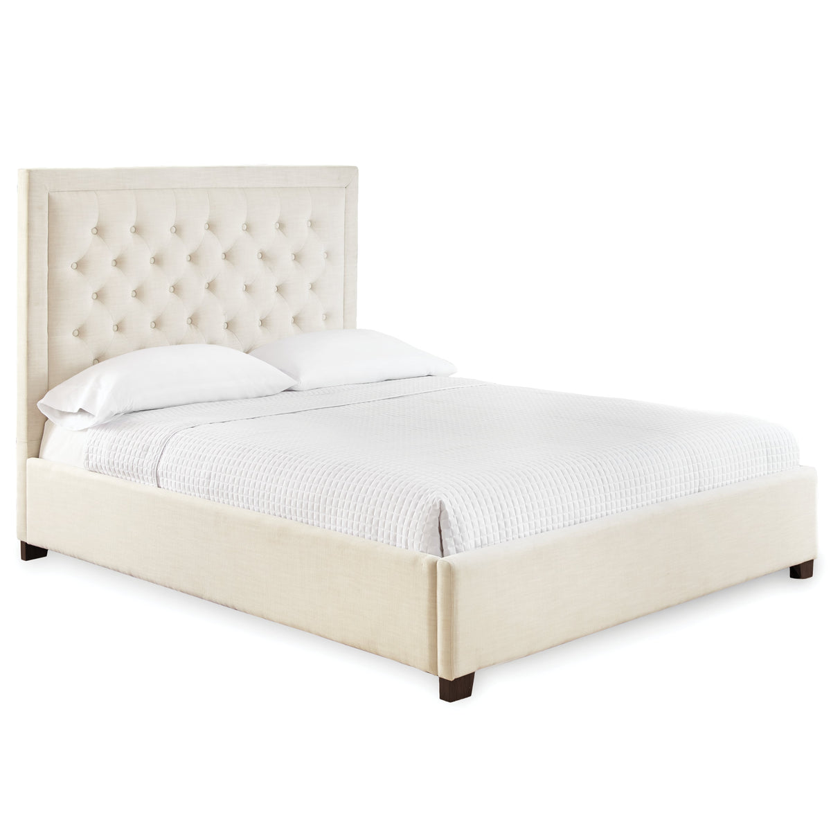 Isadora Queen Bed  WhiteALL E-COMMERCE