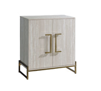Larkin Faux Marble Wine Cabinet