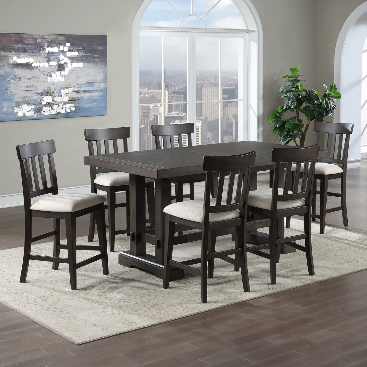 Napa 7pc Counter Height DiningSet - ECOM