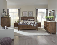 Magnussen Home Bay Creek Toasted Nutmeg King Panel Storage Bed
