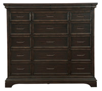 Pulaski Caldwell Smoked Molasses 17 Drawer Master Chest