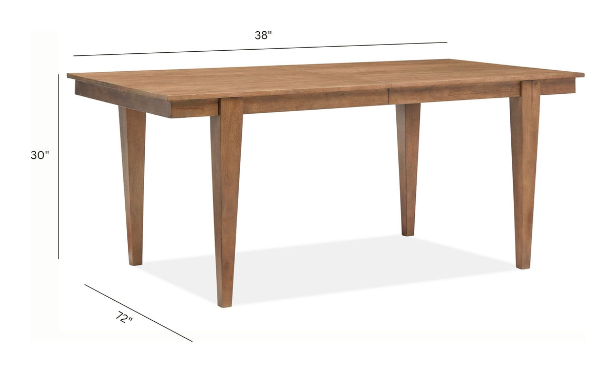 Magnussen Home Lindon Belgian Wheat Extendable Rectangular Dining Table With 2 Grey Side Chairs 2 Arm Chairs And Buffet