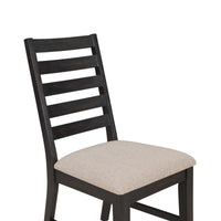 Harington Brown Dining Table with 4 Chairs and Bench