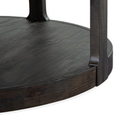Magnussen Home Boswell Peppercorn Round Cocktail Table With 2 Nesting End Table