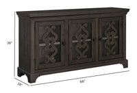 Magnussen Home Bellamy Peppercorn Extendable Rectangular Dining Table With 2 Benches 2 Upholstered Side Chairs And Server