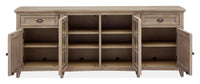 Magnussen Home Paxton Place Dovetail Grey 80" Console