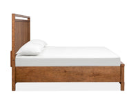 Magnussen Home Conway Honey Wheat Queen Panel Bed With 2 Nightstands