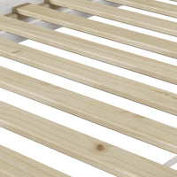 Nix Solid Wood King Platform Bed, White
