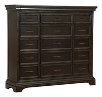 Pulaski Caldwell Smoked Molasses 17 Drawer Master Chest