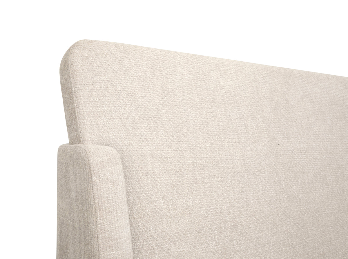 Magnussen Home Lorelei Misty Cloud King Upholstered Sleigh Bed With Nightstand