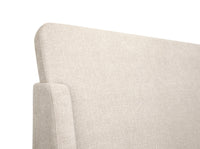 Magnussen Home Lorelei Misty Cloud King Upholstered Sleigh Bed With Nightstand