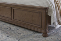 Pulaski Saddle Creek Timber Brown California King Upholstered Bed