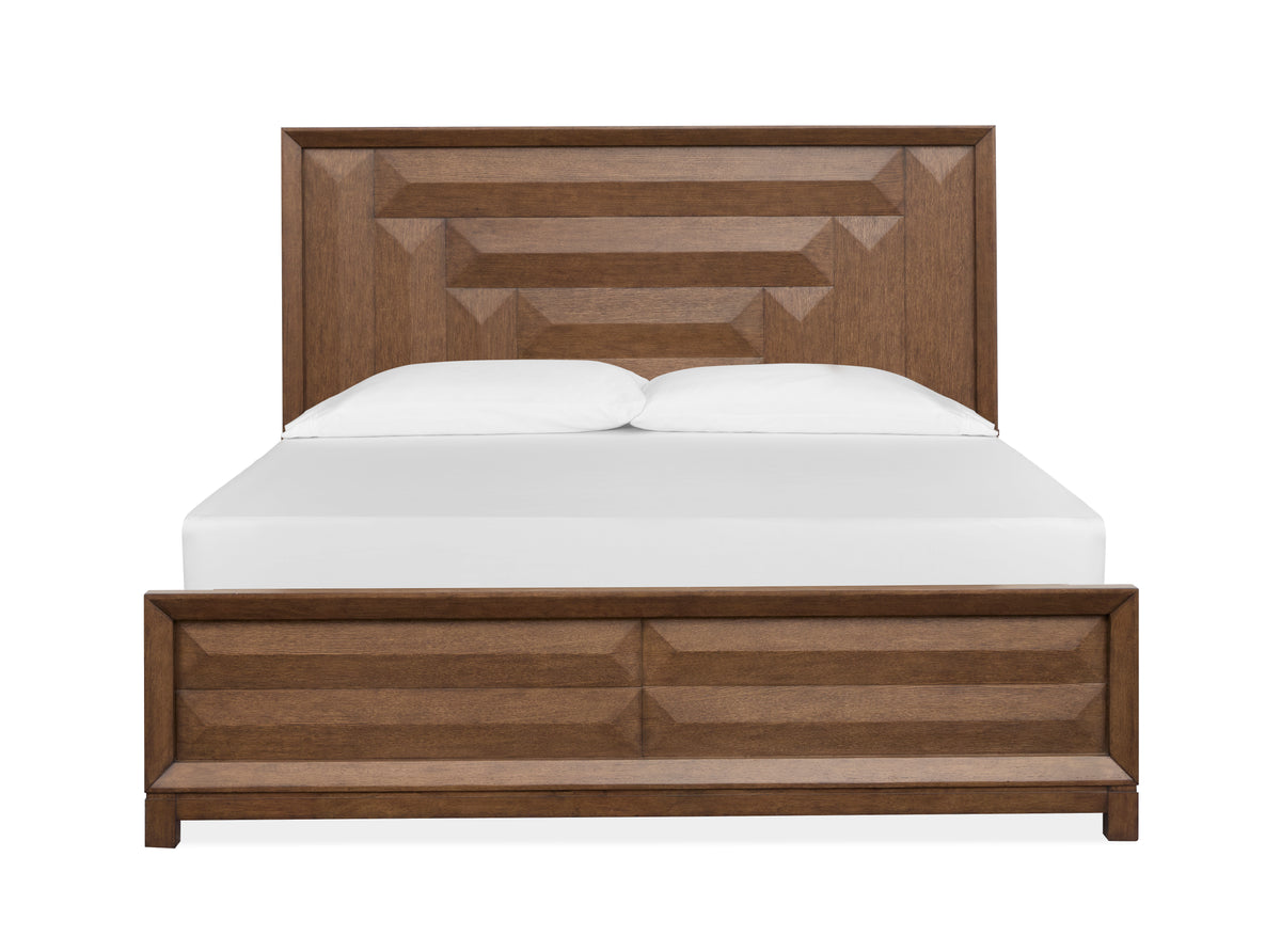 Magnussen Home Callisto Bourbon Brown California King Panel Bed