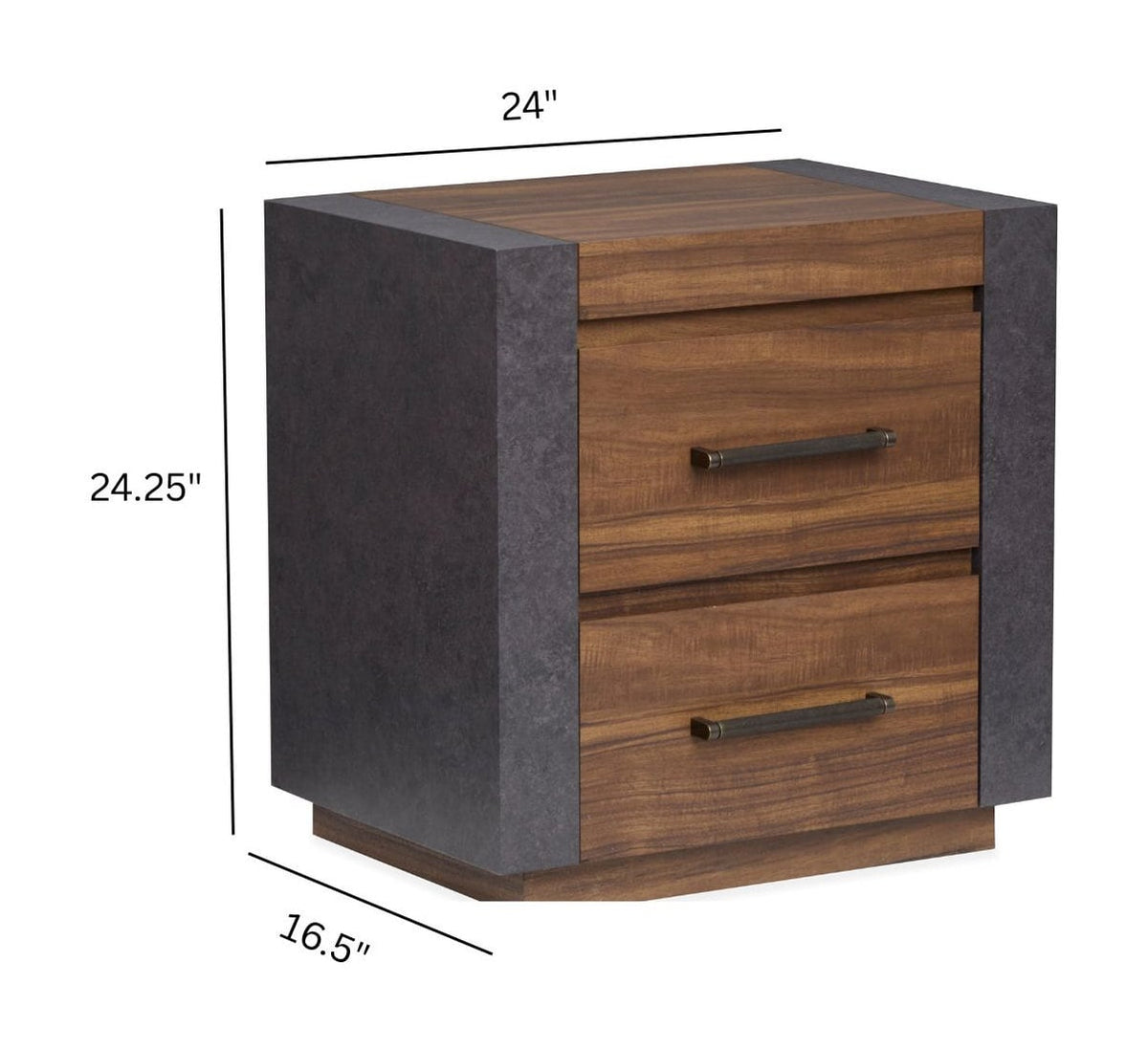 Magnussen Home Jensen Tavern Brown Queen Panel Bed With 2 Nightstands