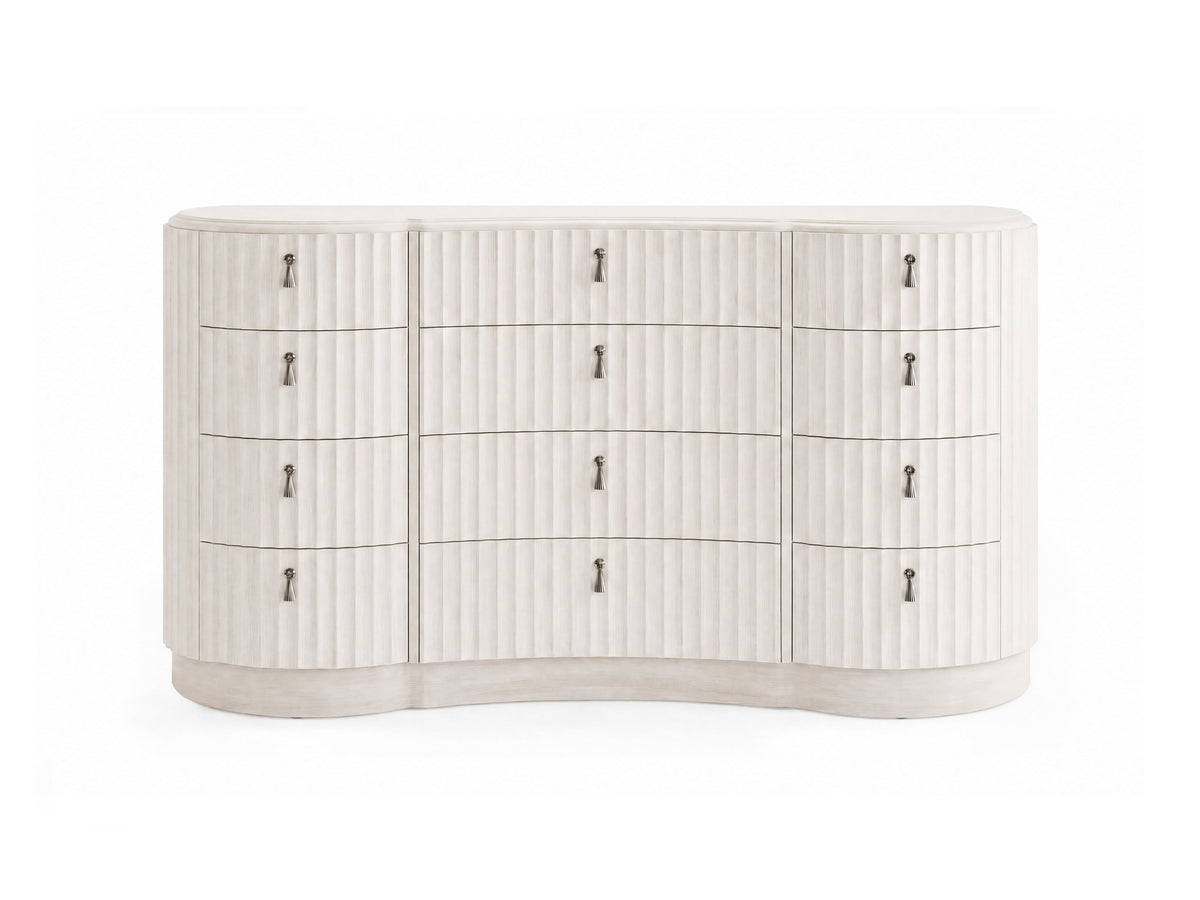 Pulaski Vivienne Whisper White Drawer Dresser