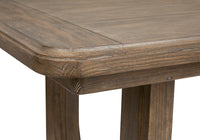 Magnussen Home Westbourne Dark Umber Extendable Trestle Dining Table With 2 Side Chairs And Bench