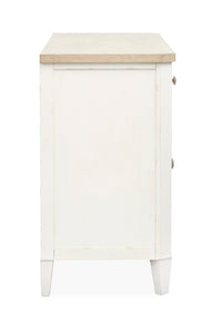 Salt Life Home Echo Isles Sea Pearl And Driftwood Extendable Rectangular Dining Table With 6 Side Chairs And Buffet