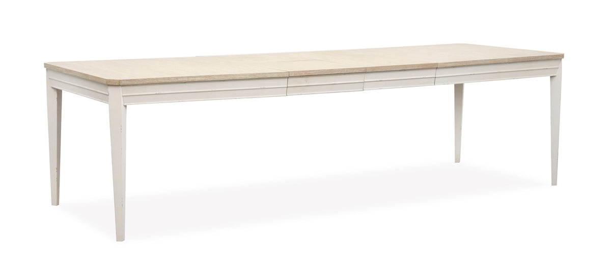Salt Life Home Echo Isles Sea Pearl And Driftwood Extendable Rectangular Dining Table With 6 Side Chairs And Buffet
