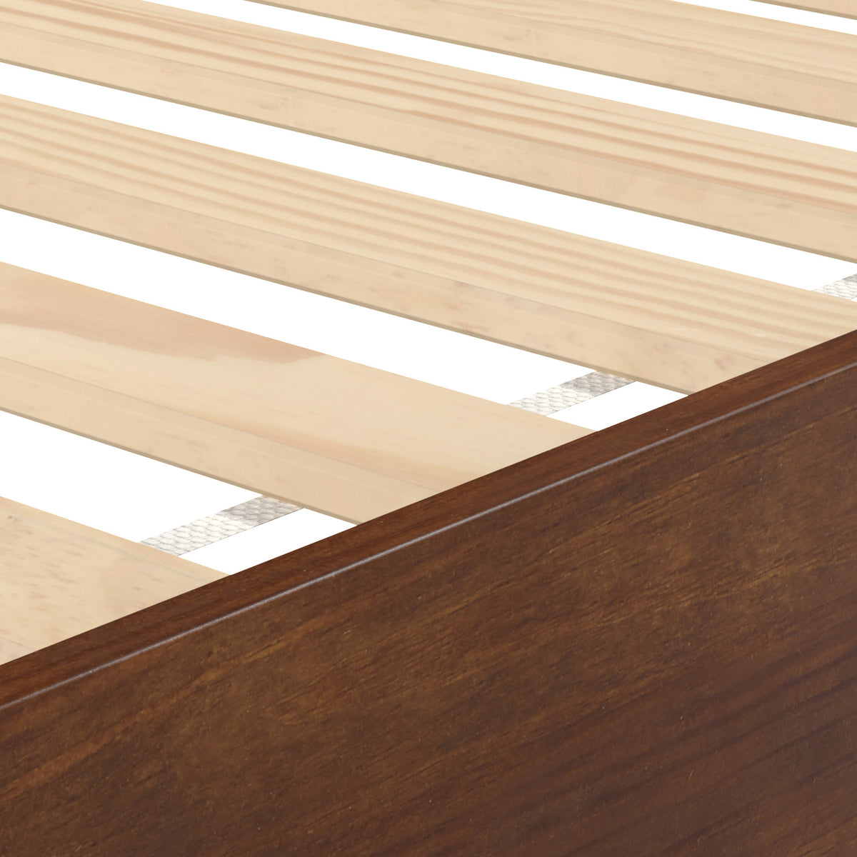 Nix Solid Wood Twin Platform Bed, Natural