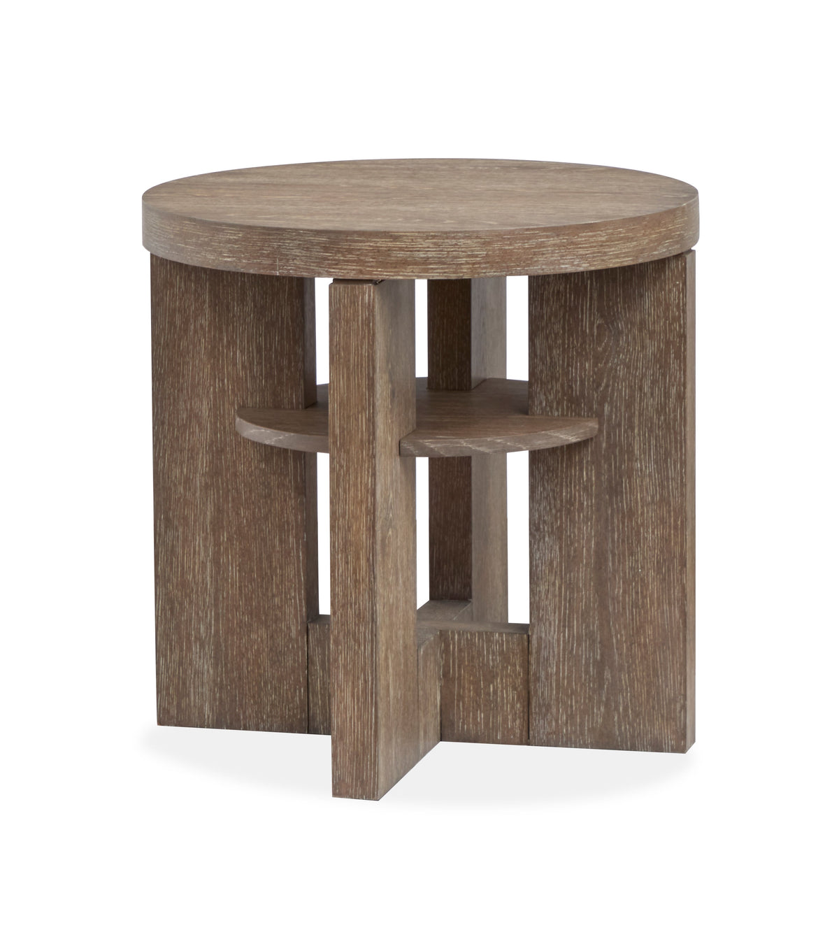 Magnussen Home Conway Spiced Brown Square Cocktail Table With 2 Round End Table And Console Sofa Table