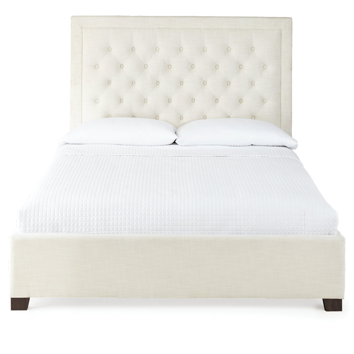 Isadora Queen Bed  WhiteALL E-COMMERCE