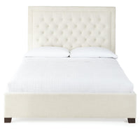 Isadora Queen Bed  WhiteALL E-COMMERCE