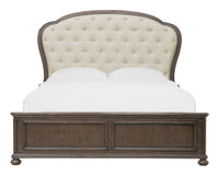 Pulaski Saddle Creek Timber Brown California King Upholstered Bed