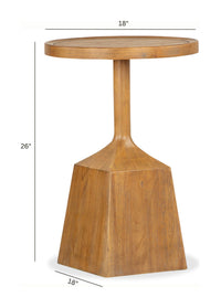 Magnussen Home Lindon Belgian Wheat Rectangular Cocktail Table With 2 Pedestal Accent End Table And Sofa Table