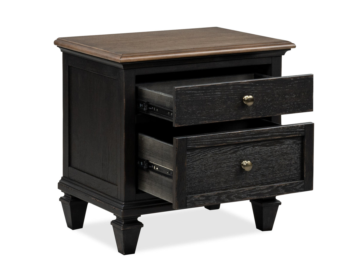 Magnussen Home Surrey Brown Drawer Nightstand