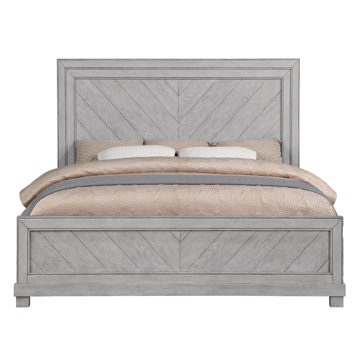 Montana Queen Bed, Gray