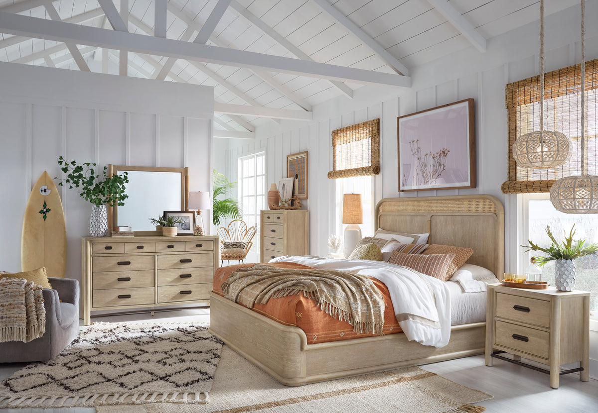 Salt Life Home Sunset Cove Sanibel Brown Queen Panel Bed