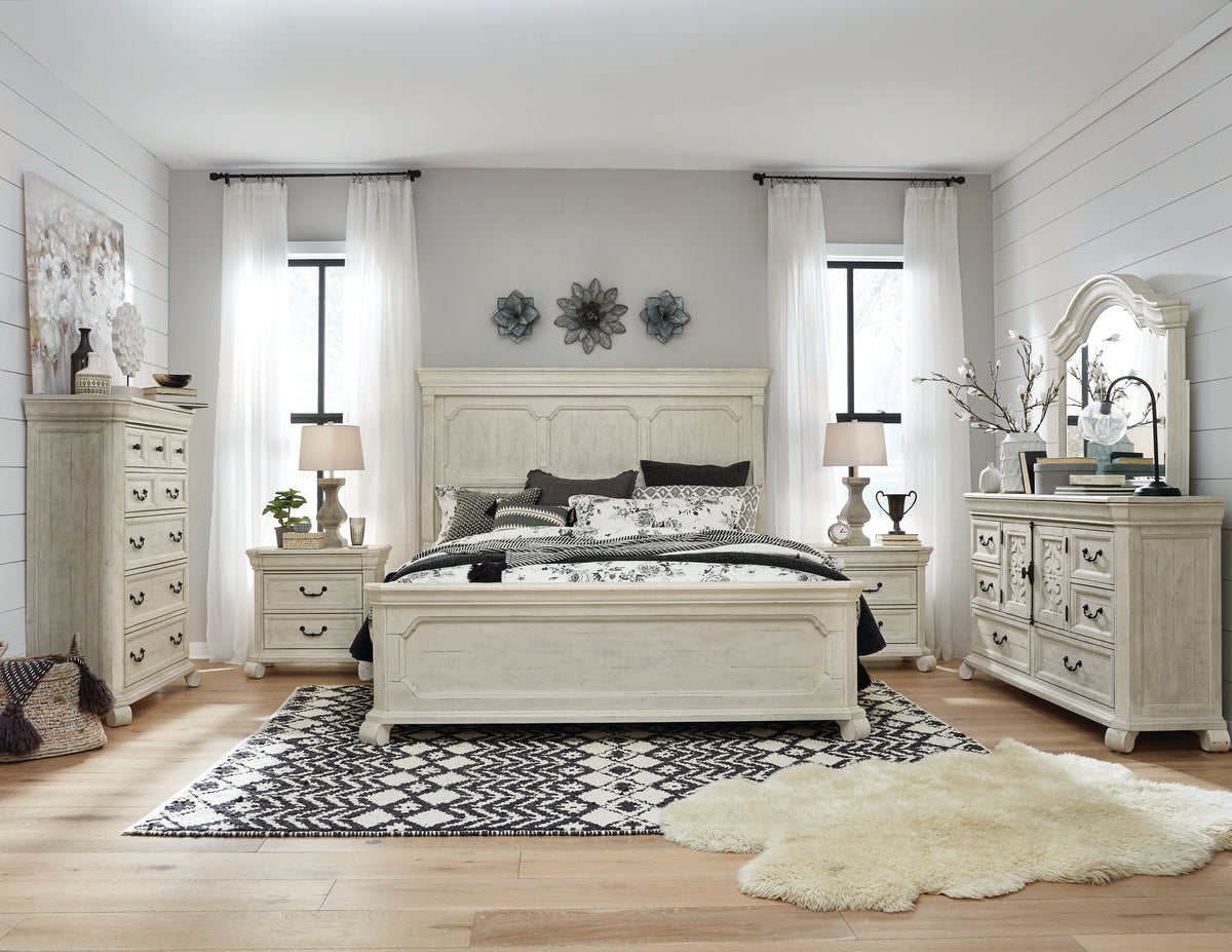 Magnussen Home Bronwyn Alabaster California King Panel Bed
