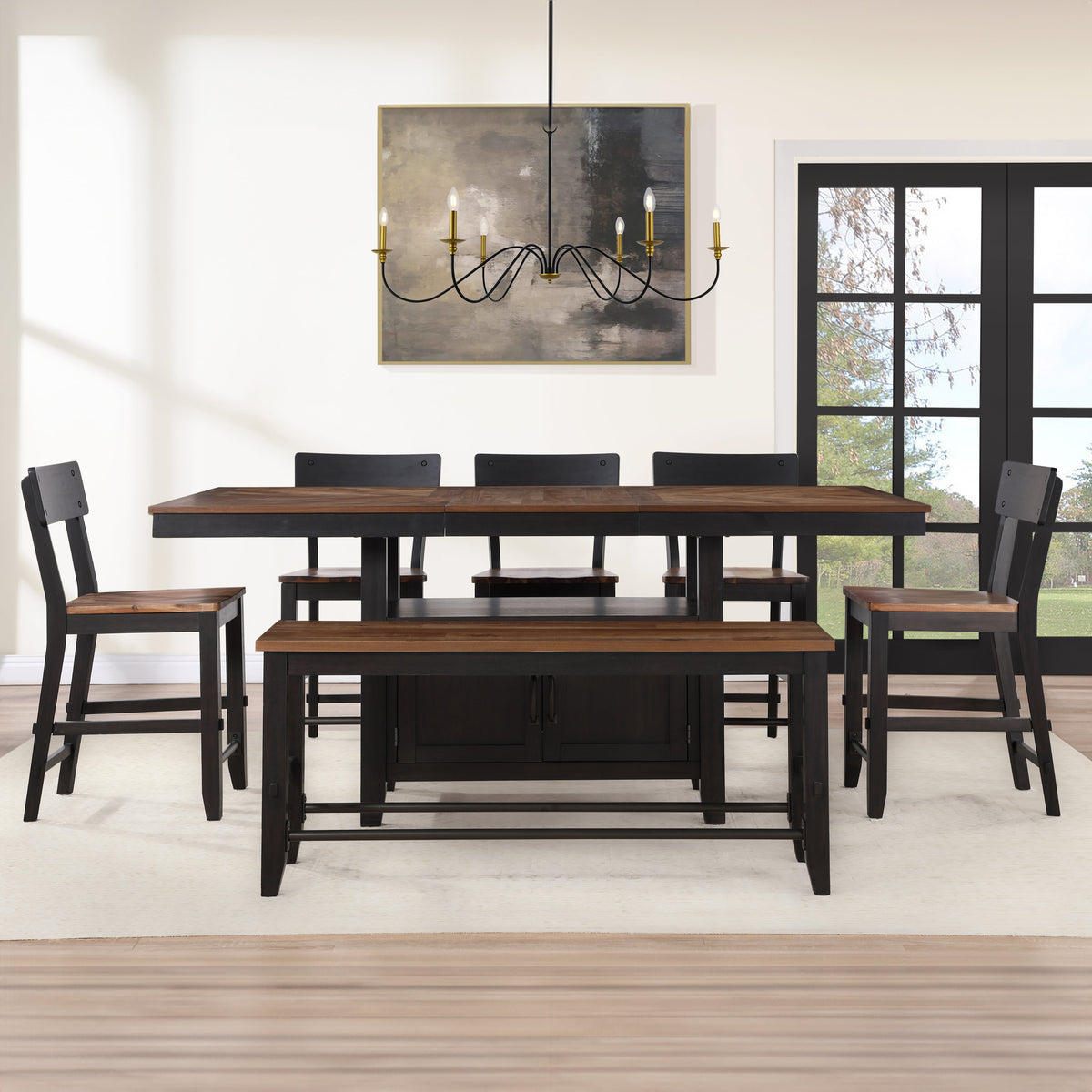 Bermuda 6-Piece Counter Dining Set