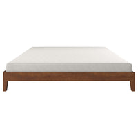 Nix Solid Wood King Platform Bed, Natural