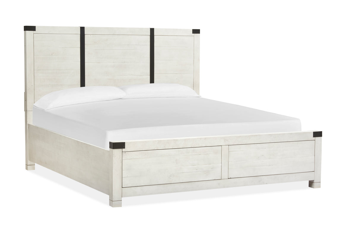 Magnussen Home Chesters Mill Alabaster California King Panel Bed