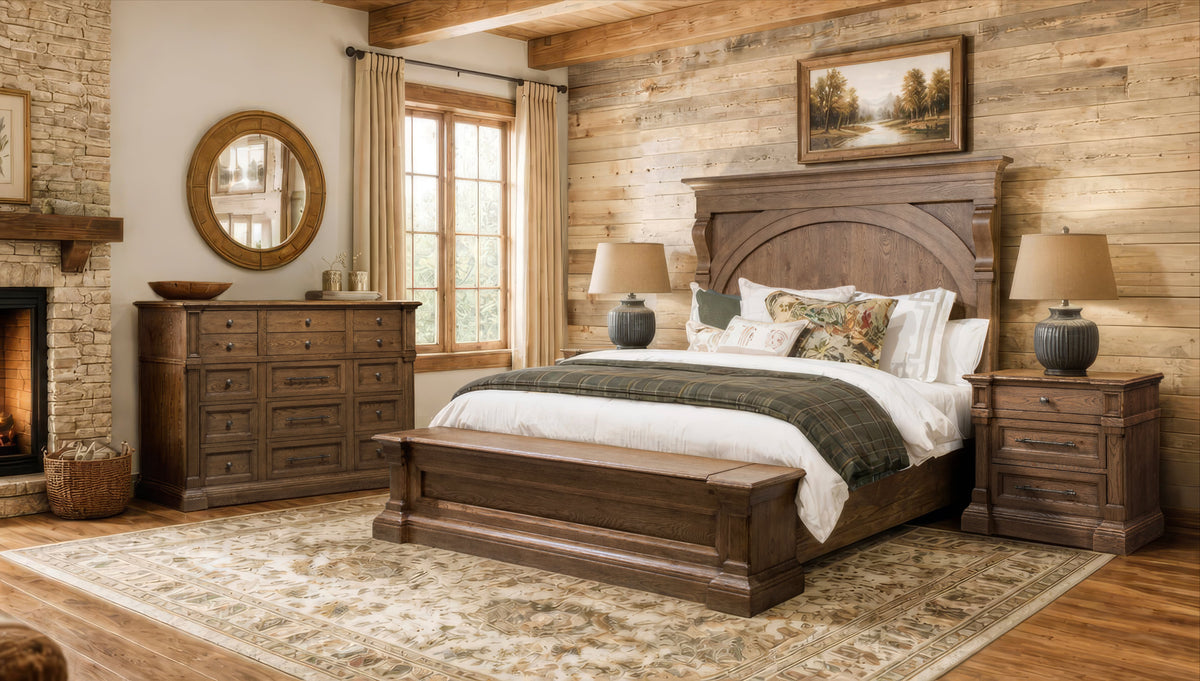 Pulaski Gallant Grove Brown King Panel Storage Footboard