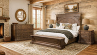 Pulaski Gallant Grove Brown King Panel Storage Footboard