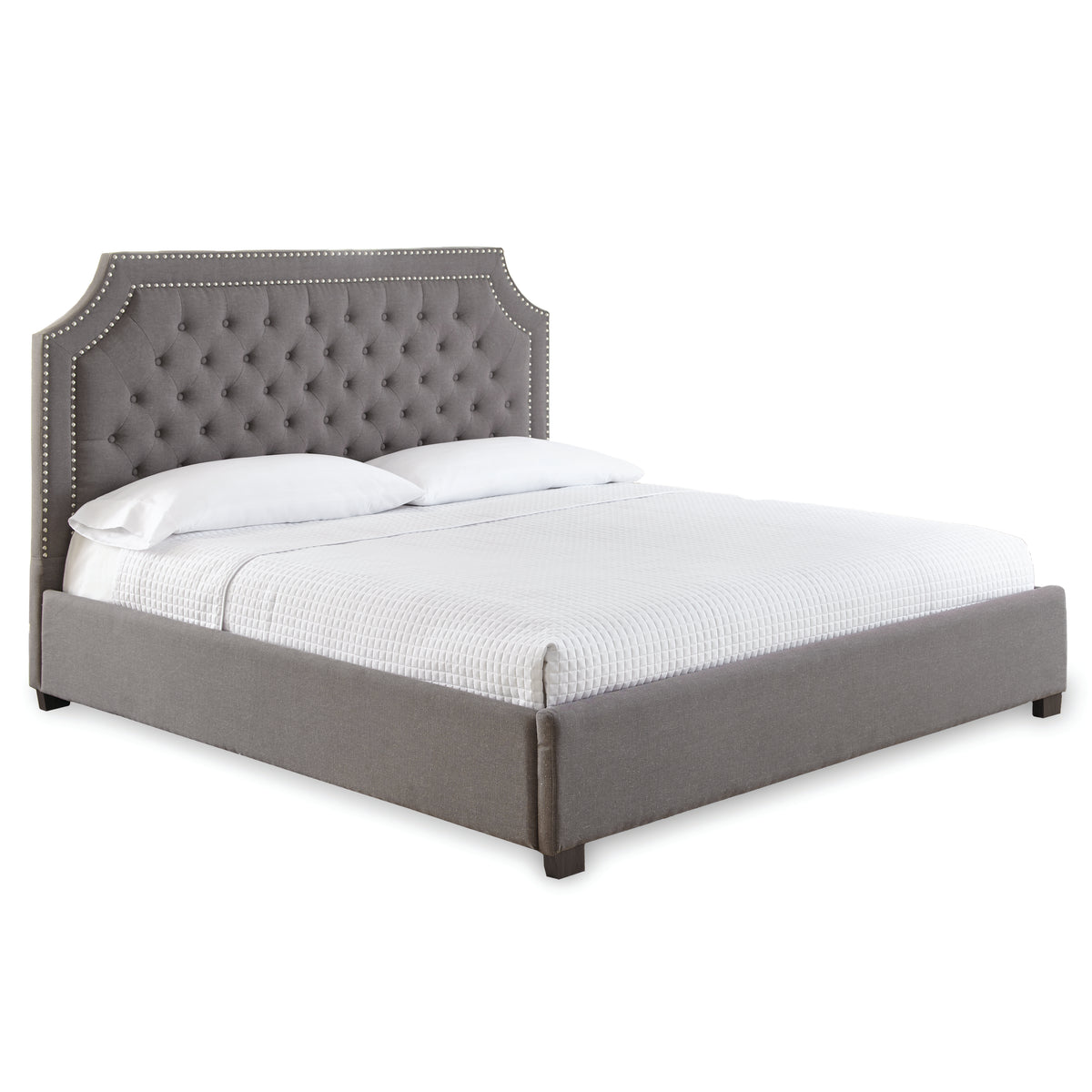 Wilshire King Bed GrayALL E-COMMERCE