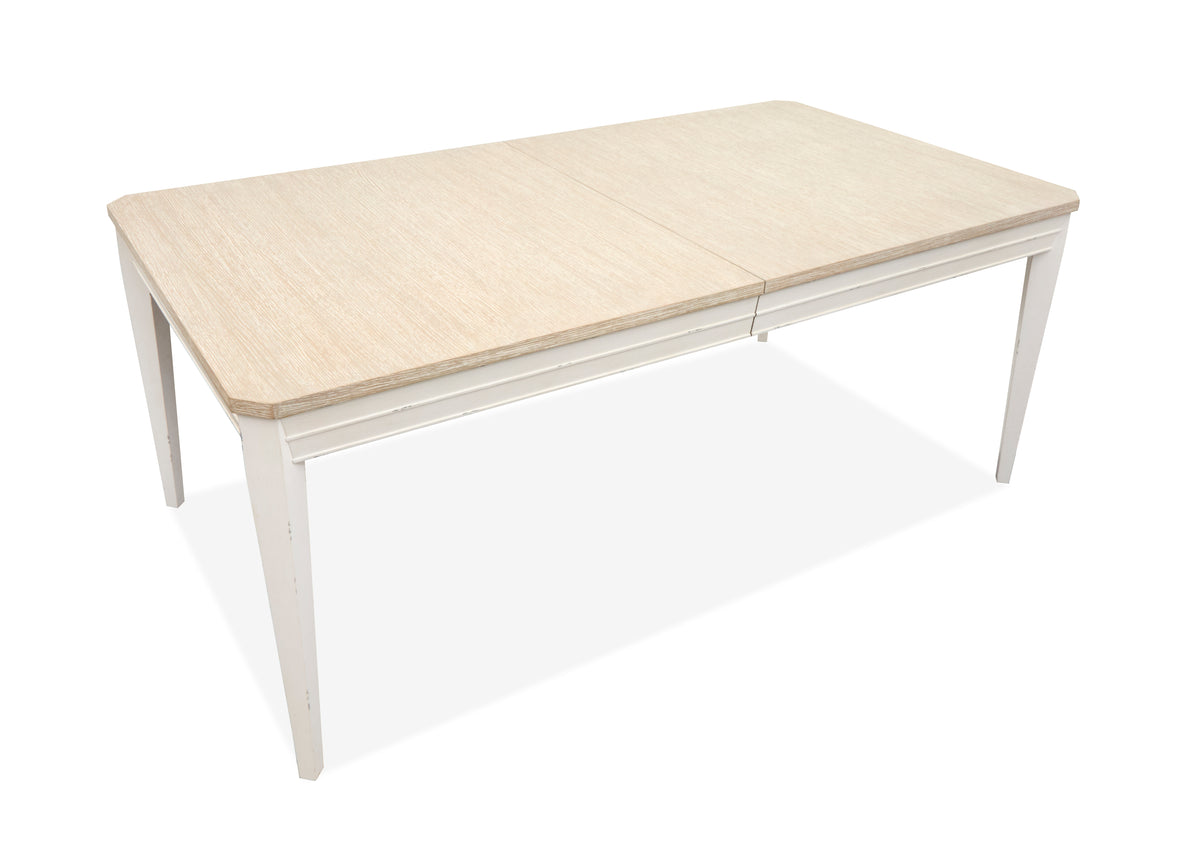 Salt Life Home Echo Isles Sea Pearl And Driftwood Extendable Rectangular Dining Table With 6 Side Chairs And Buffet
