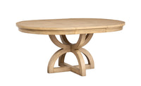 Magnussen Home Coventry Honey Maple Extendable 48" Round Dining Table With 4 Side Chairs And Buffet
