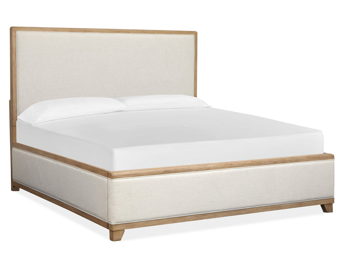 Magnussen Home Coventry Honey Wheat King Upholstered Footboard