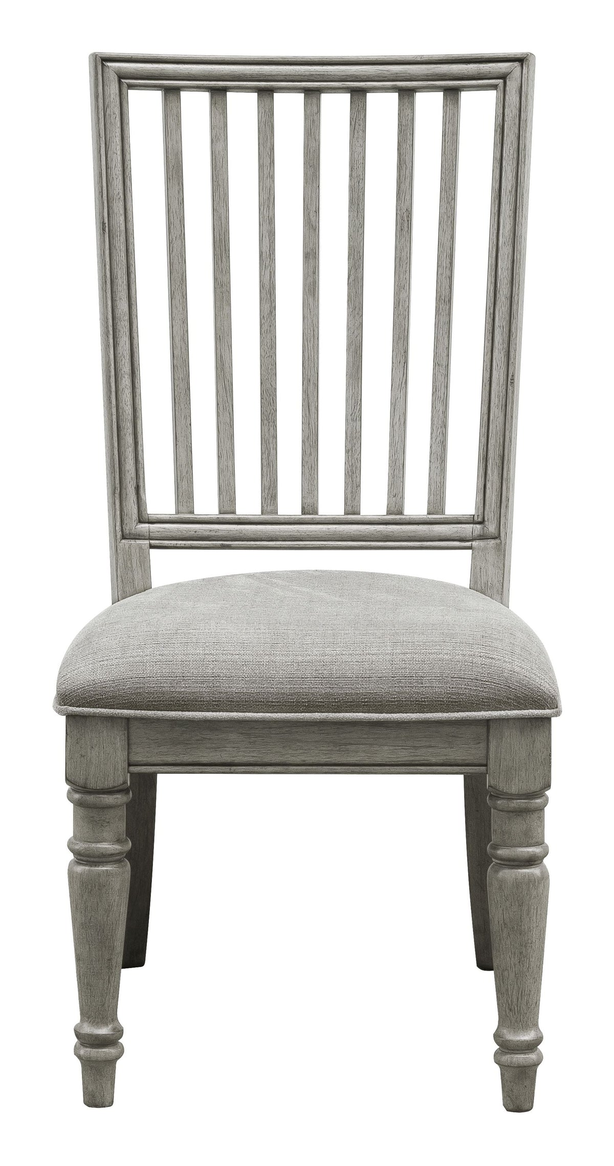 Pulaski Madison Ridge Bluff Grey Farmhouse Leg Dining Table With 4 Side Chairs And Server