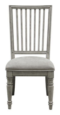 Pulaski Madison Ridge Bluff Grey Farmhouse Leg Dining Table With 6 Side Chairs