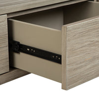 Magnussen Home Conrad Stone Harbor Grey Rectangular Lift Top Storage Cocktail Table With 2 End Table And Sofa Table