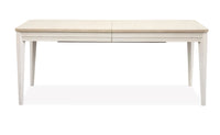 Salt Life Home Echo Isles Sea Pearl And Driftwood Extendable Rectangular Dining Table With 6 Arm Chairs