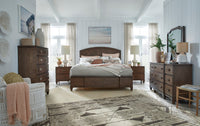 Salt Life Home Sugar Mill Spiced Rum King Panel Bed With 2 Nightstands