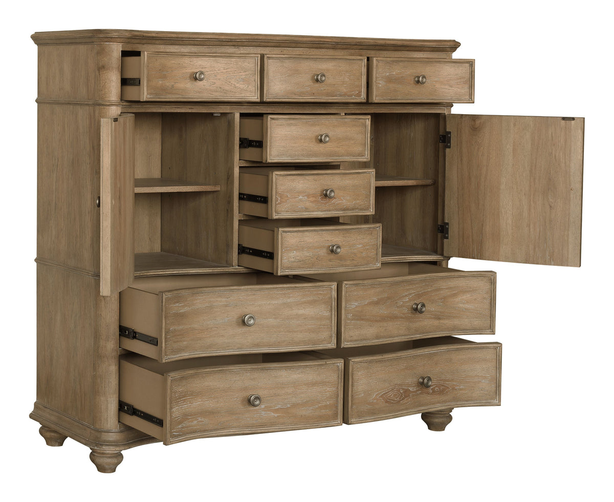 Pulaski Weston Hills Flax Seed 10 Drawer Master Chest