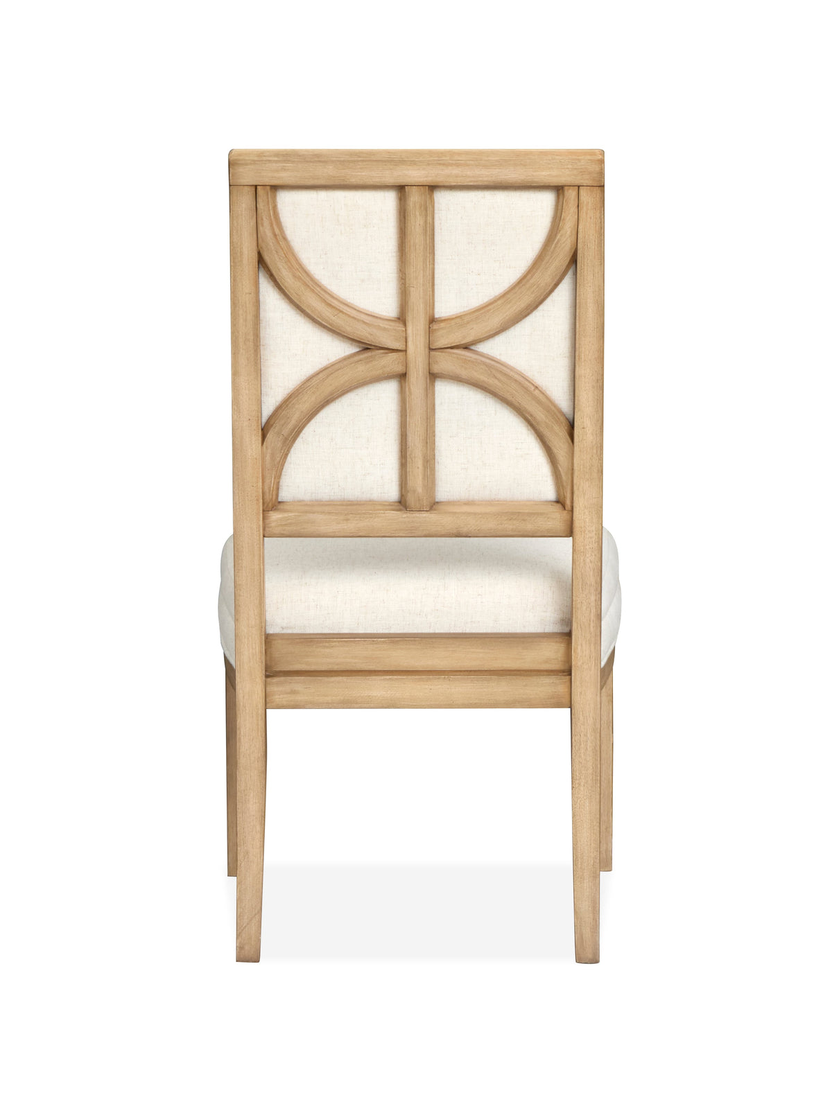 Magnussen Home Coventry Honey Maple Extendable Trestle Dining Table With 6 Upholstered Side Chairs