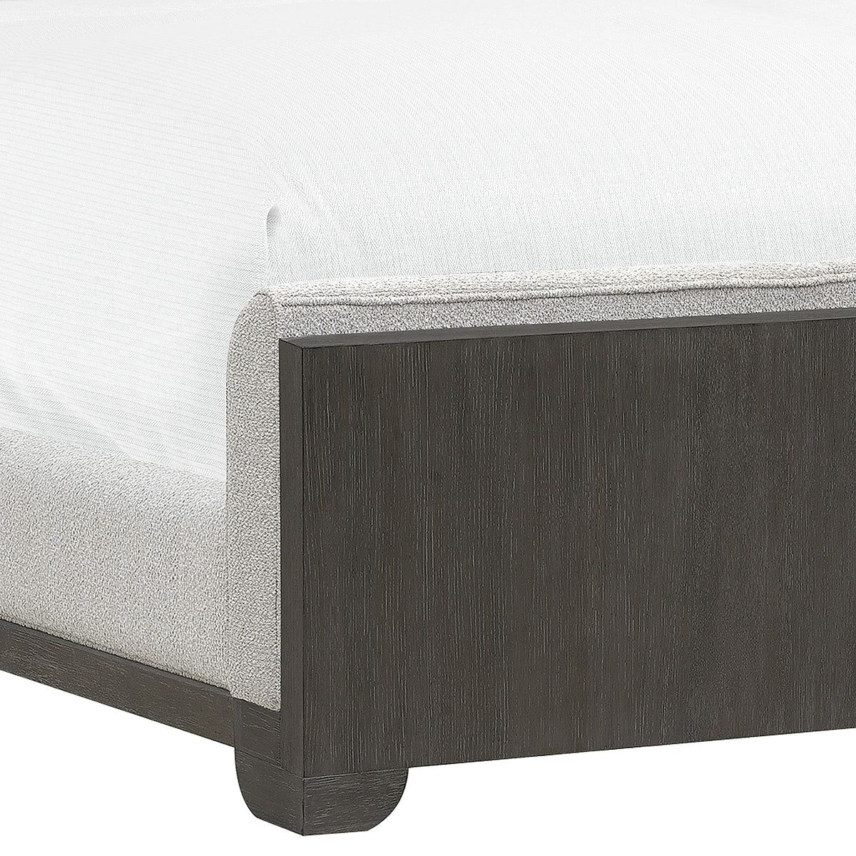Pulaski Anderson Park Moose Trail And Frontier Brown California King Upholstered Panel Bed 2 Open Nightstands Drawer Dresser With Mirror And Drawer Chest