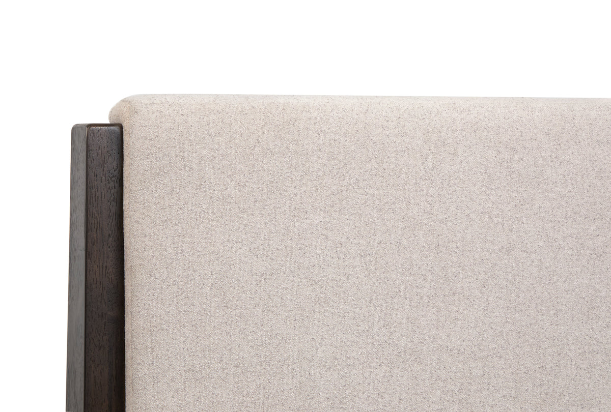 Magnussen Home Tauren Coffee Bean King Upholstered Panel Bed